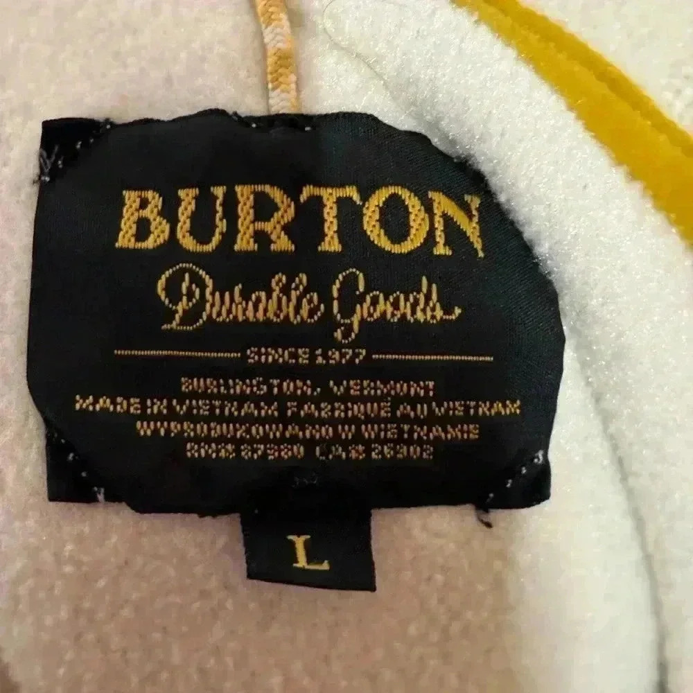 Womens size large vintage burton fleece jacket, .#C611 - Picture 4 of 4